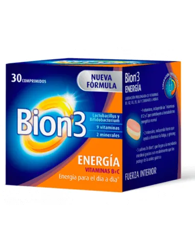 BION3 ENERGIA VITAMINAS B Y C 30 COMPRIMIDOS