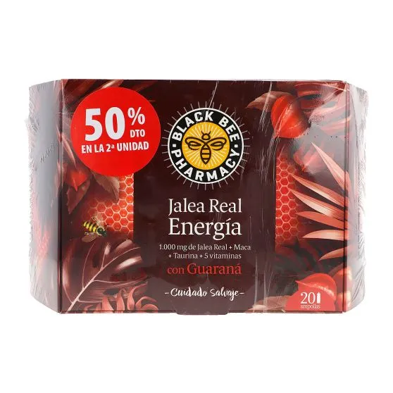 Black Bee Jalea Real Energía con Guaraná 50% 2da Unidad