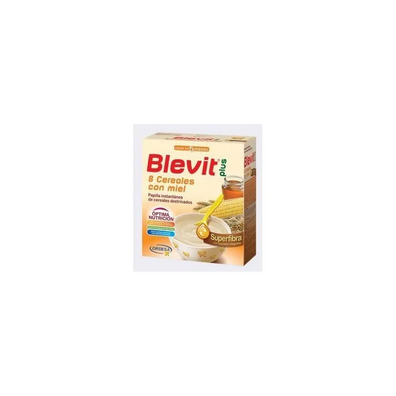Blevit Plus 8 Cereales Miel Superfibra 600g