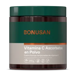 Bonusan Vitamina C Ascorbatos en Polvo 250 Gramos