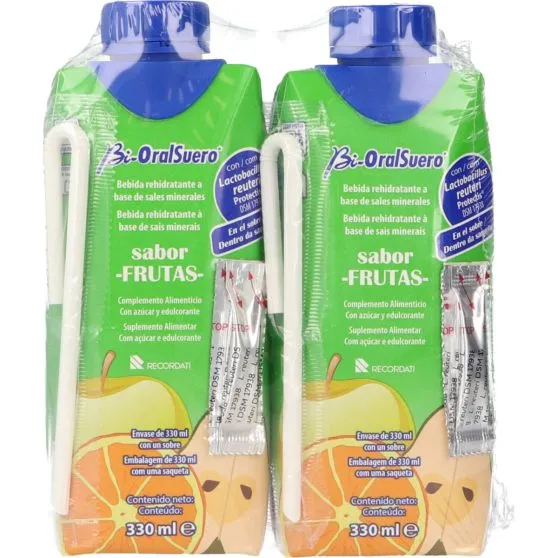 Casen Recordati Bi-OralSuero Sabor Frutas 2x330ml
