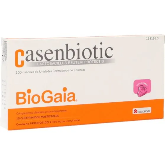 Casenbiotic Comprimidos Sabor fresa 10 Comprimidos