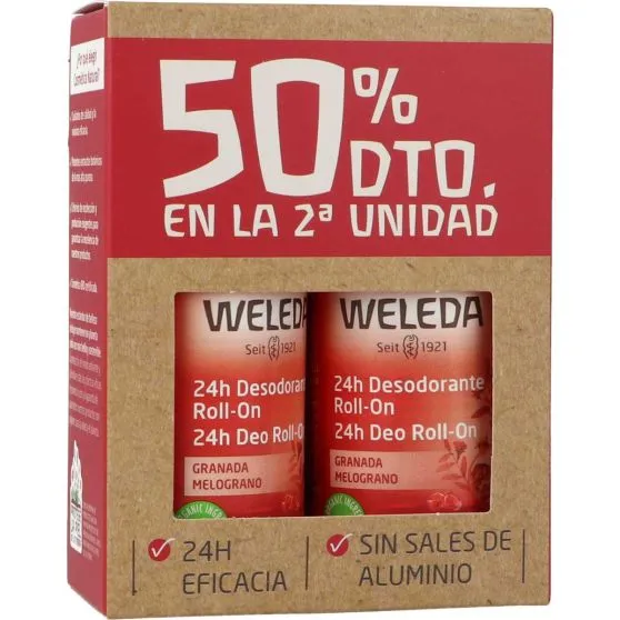 Weleda Pack Descuento Desodorante Roll-On Granada