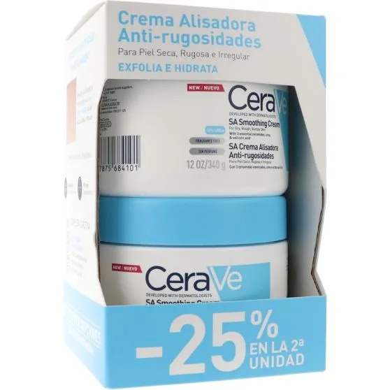 Cerave Duplo Descuento Crema Alisadora Anti-Rugosidades 340 gr
