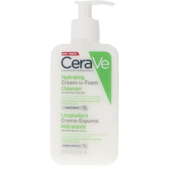 CeraVe Crema-Espuma Limpiadora Hidratante P.Normal-Seca 236 ml