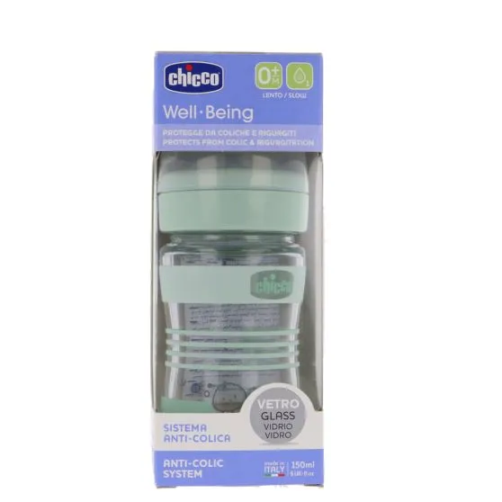Chicco Biberon Vidrio  150ml Silicona