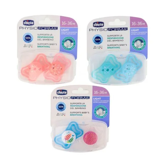 Chicco Chupetes PhysioForma Light 16-36 Meses