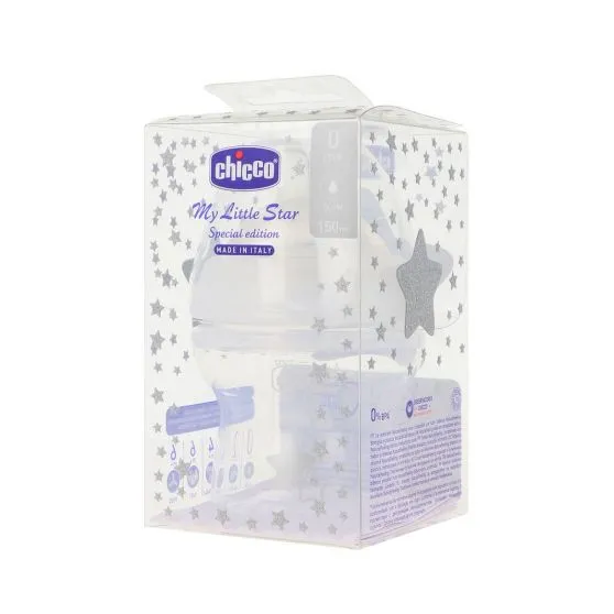 Chicco My Little Star Biberón Flujo Lento +0 meses