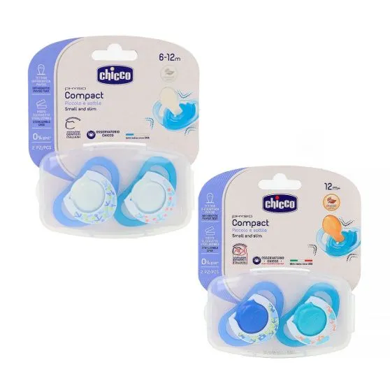 Chicco Physio Compact Chupetes Látex