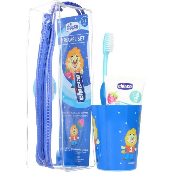 Chicco Set Dental Viaje Azul