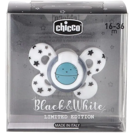 Chicco Chupete Black & White 16-36 meses