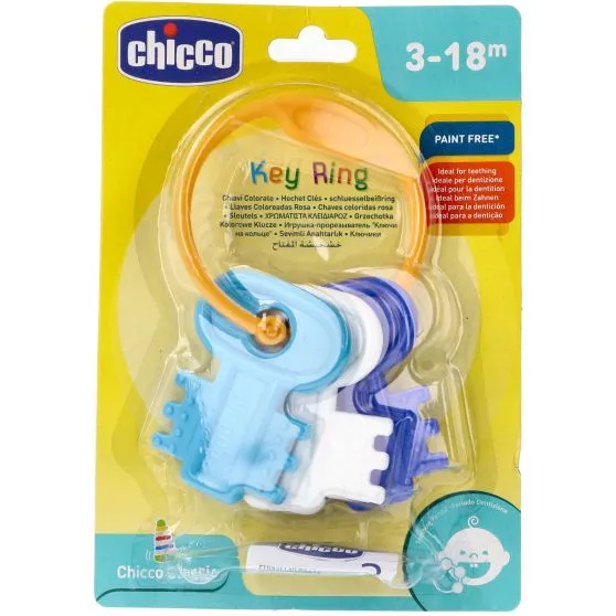 Chicco Llaves Coloreadas Azul 3-18 Meses