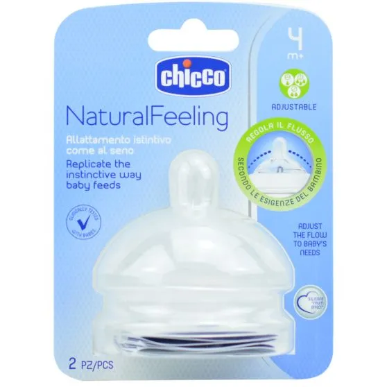 Chicco Tetina de Silicona NaturalFeeling 4M / 6M