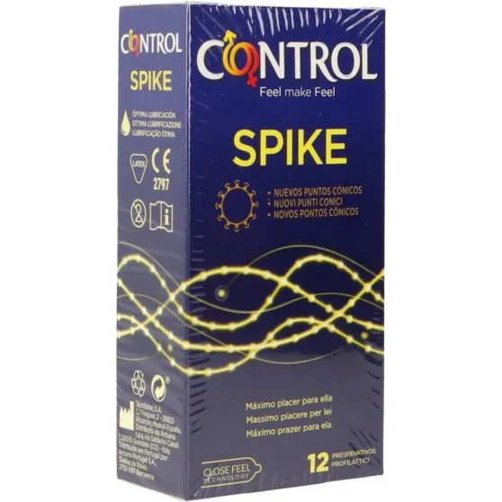 Control Preservativos Spike 12 uds