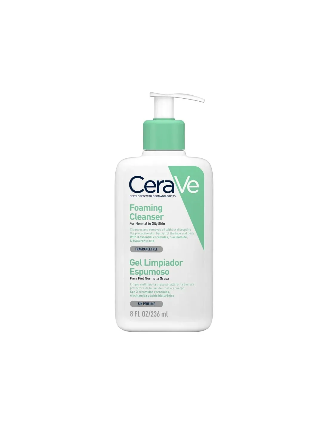 CeraVe Gel Limpiador Espumoso 236 ml