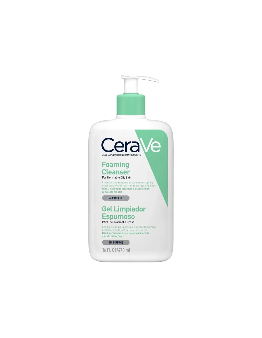 CeraVe Gel Limpiador Espumoso 473 ml