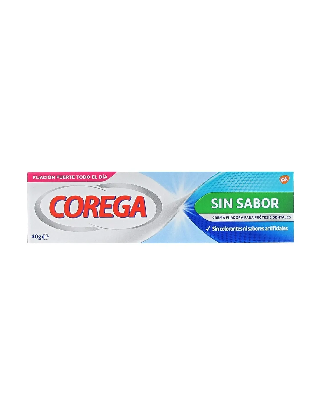 COREGA Sin Sabor Crema Fijadora para Prótesis Dentales 40g
