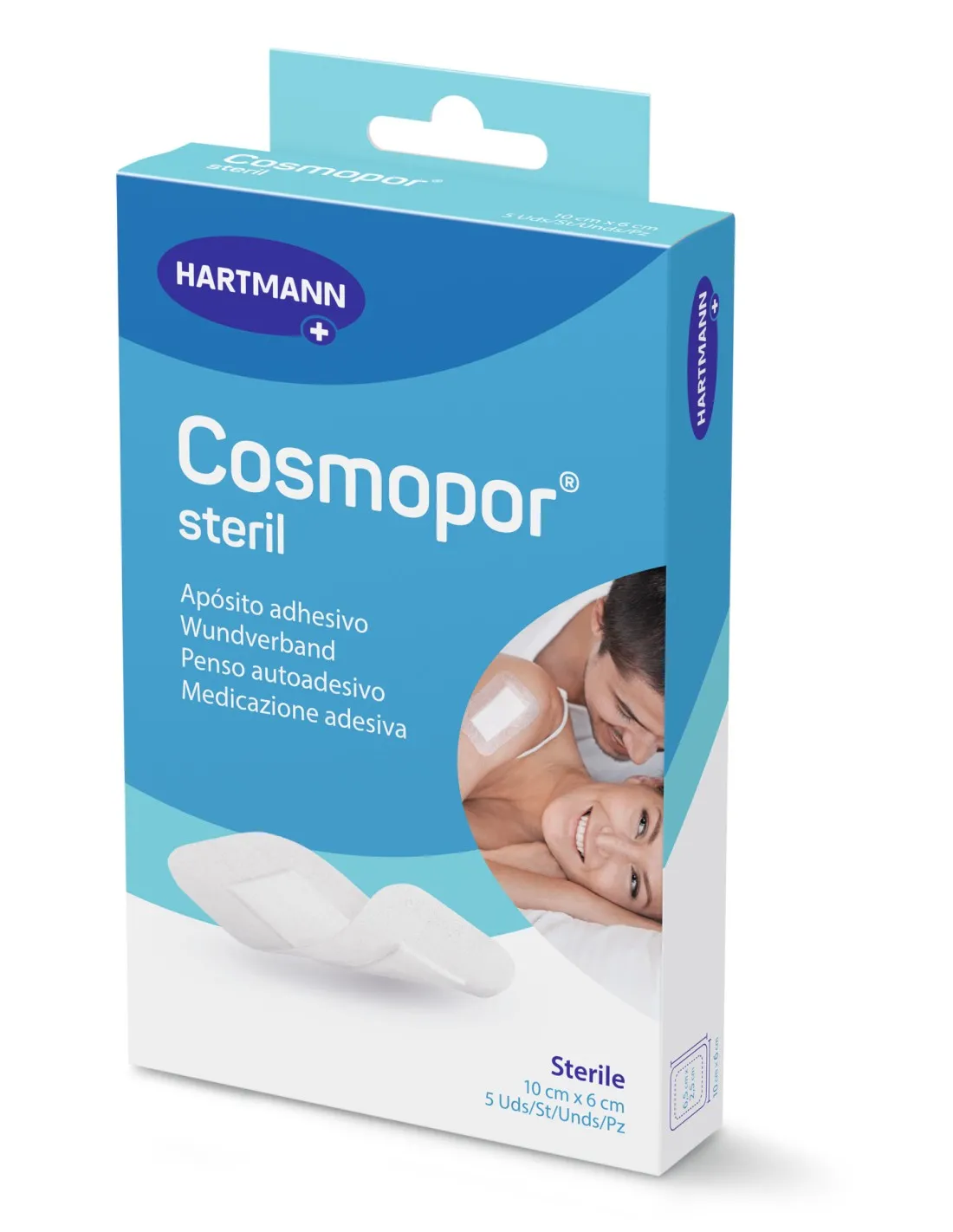 Cosmopor Steril Apósito Adhesivo 5 Unidades 10x6 cm