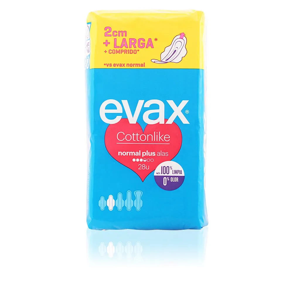 Evax Cottonlike Normal Plus Alas 28 Uds