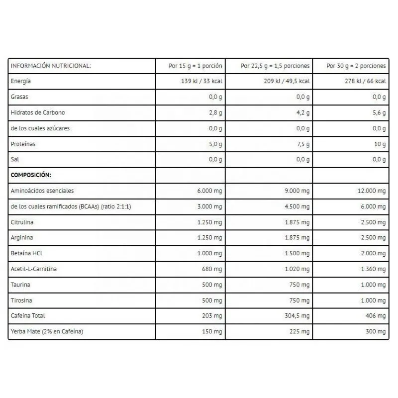 Crown Sport Pre Workuot PRO ST Cítrico 300g