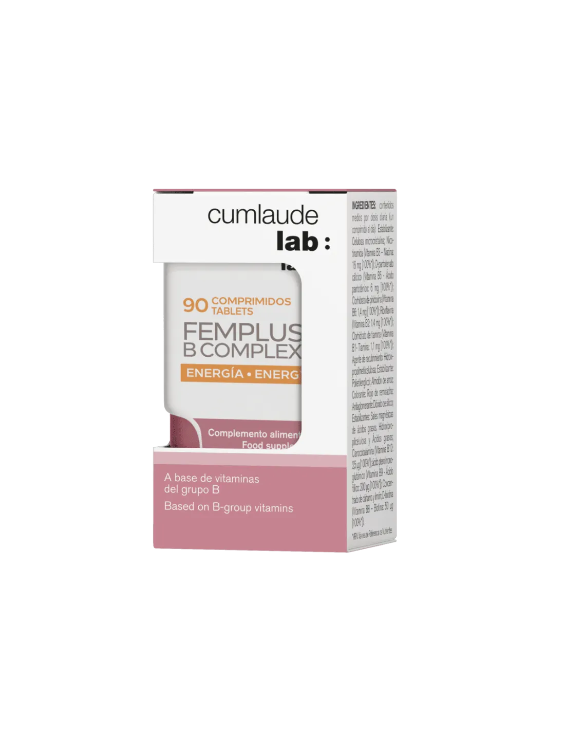 CUMLAUDE Femplus B Complex Energía 90 Comprimidos