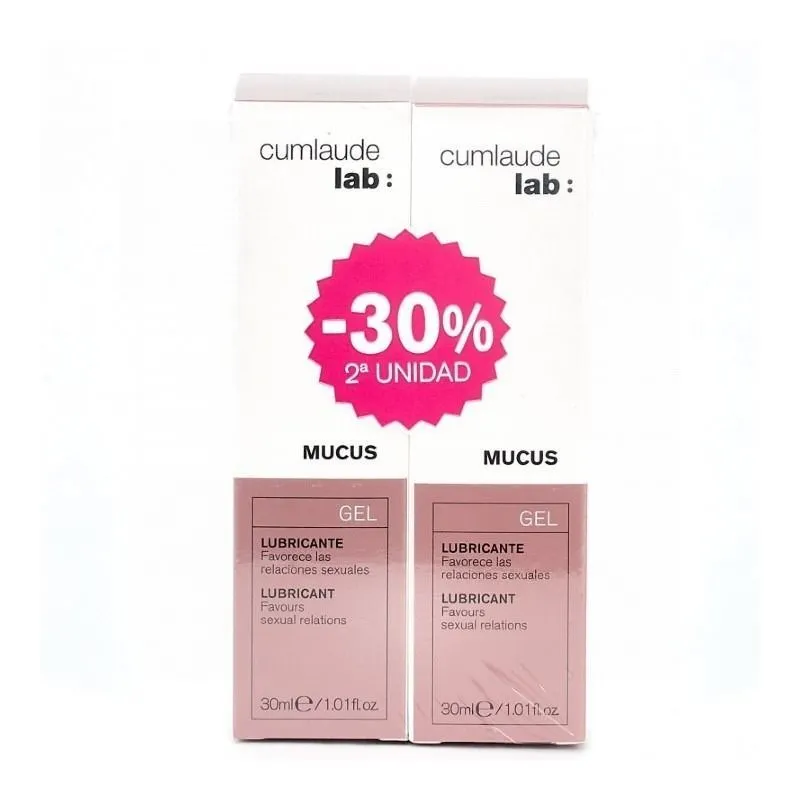 Cumlaude Lab Mucus Gel Lubricante Íntimo Duplo 2 x 30ml