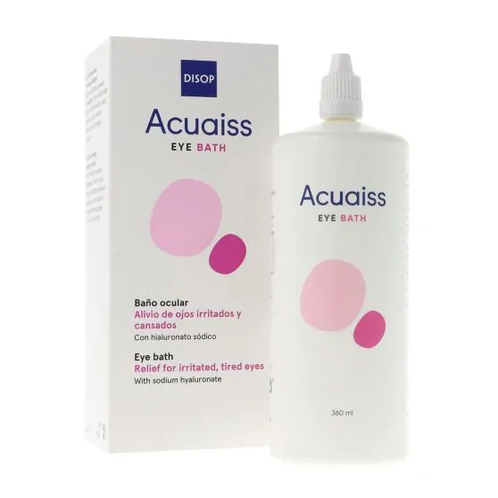 Disop Acuaiss Baño Ocular con Hialuronato Sódico 360 ml