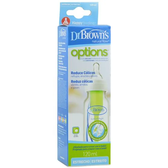 Dr Brown´s Biberón 120 ml Boca Estrecha