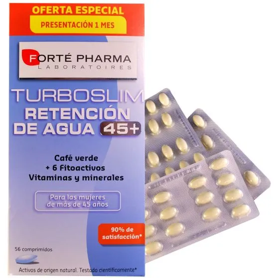 Turboslim Retención de Agua 45+ Comprimidos