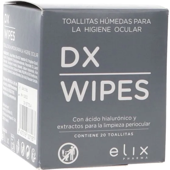 DX Wipes Toallitas Humedas Higiene Ocular