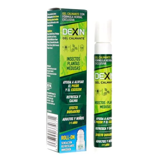 Dexin Gel Calmante Roll-On | Alivio Inmediato para Picaduras