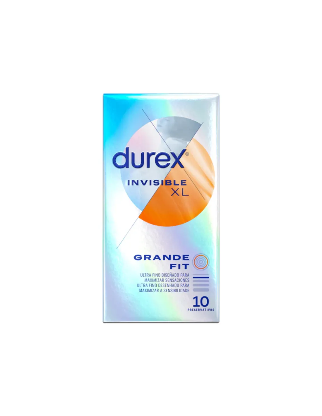 DUREX Invisible XL 10 Preservativos