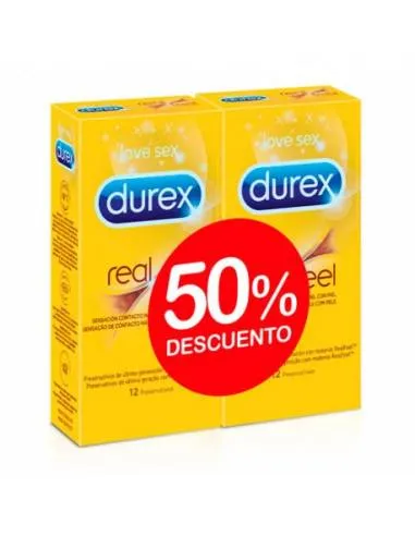DUREX PRESERVATIVOS REAL FEEL 12 UND DUPLO