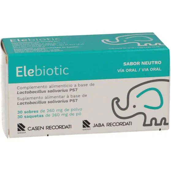 Elebiotic probiótico para prevenir otitis