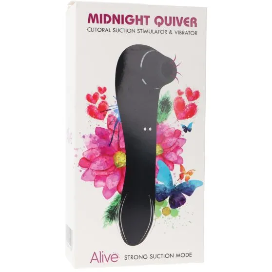 Midnight Quiver Succionador de Clítoris con Vibración