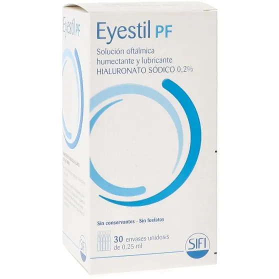 Eyestil PF Solución Oftálmica Hialuronato Sódico 0,2%
