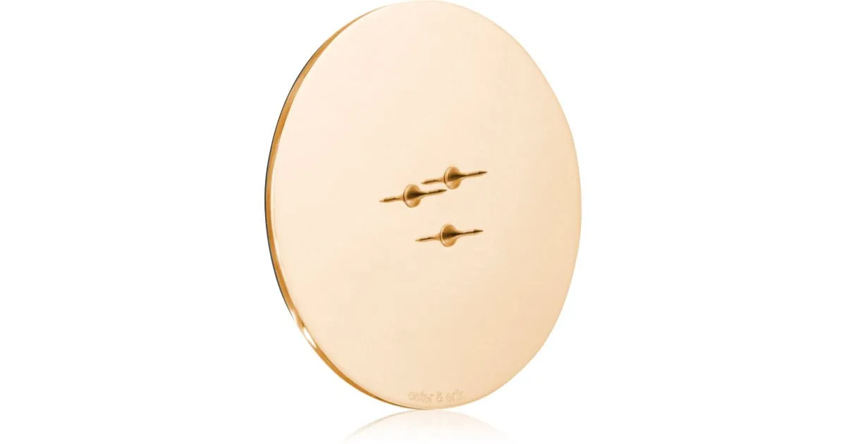 accessories ester & erik 9cm shiny gold scented candle holder