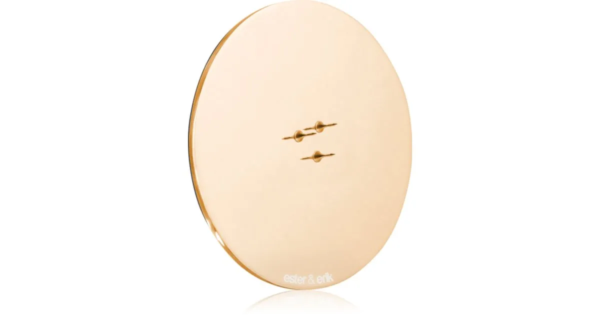 ester & erik accessories scented candle holders rose gold shiny 12 cm