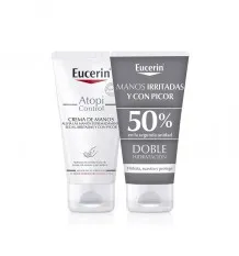 Eucerin AtopiControl Crema de Manos Calmante 75ml + 75ml Duplo Promoción