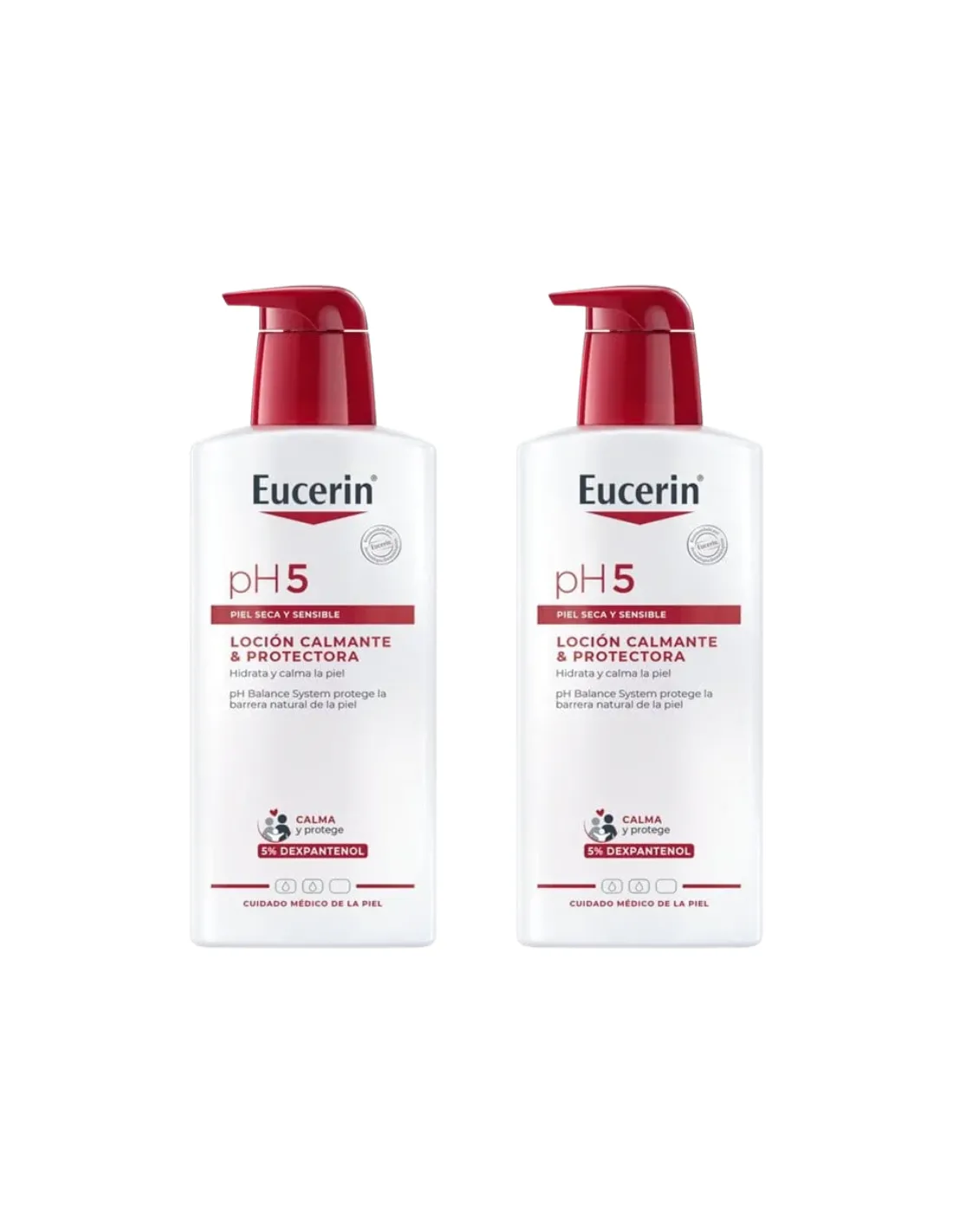 Eucerin Duplo pH5 Loción Calmante & Protectora 2x400 ml