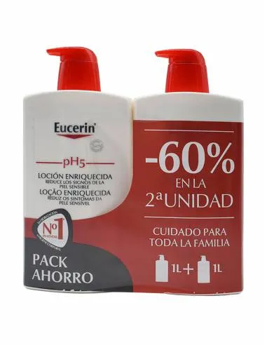 EUCERIN LOCION ENRIQUECIDA DUPLO 1L+1L