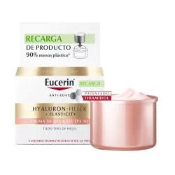 Eucerin Recarga Hyaluron Filler + Elasticity Crema de Día Rosé Refill FPS30 50ml