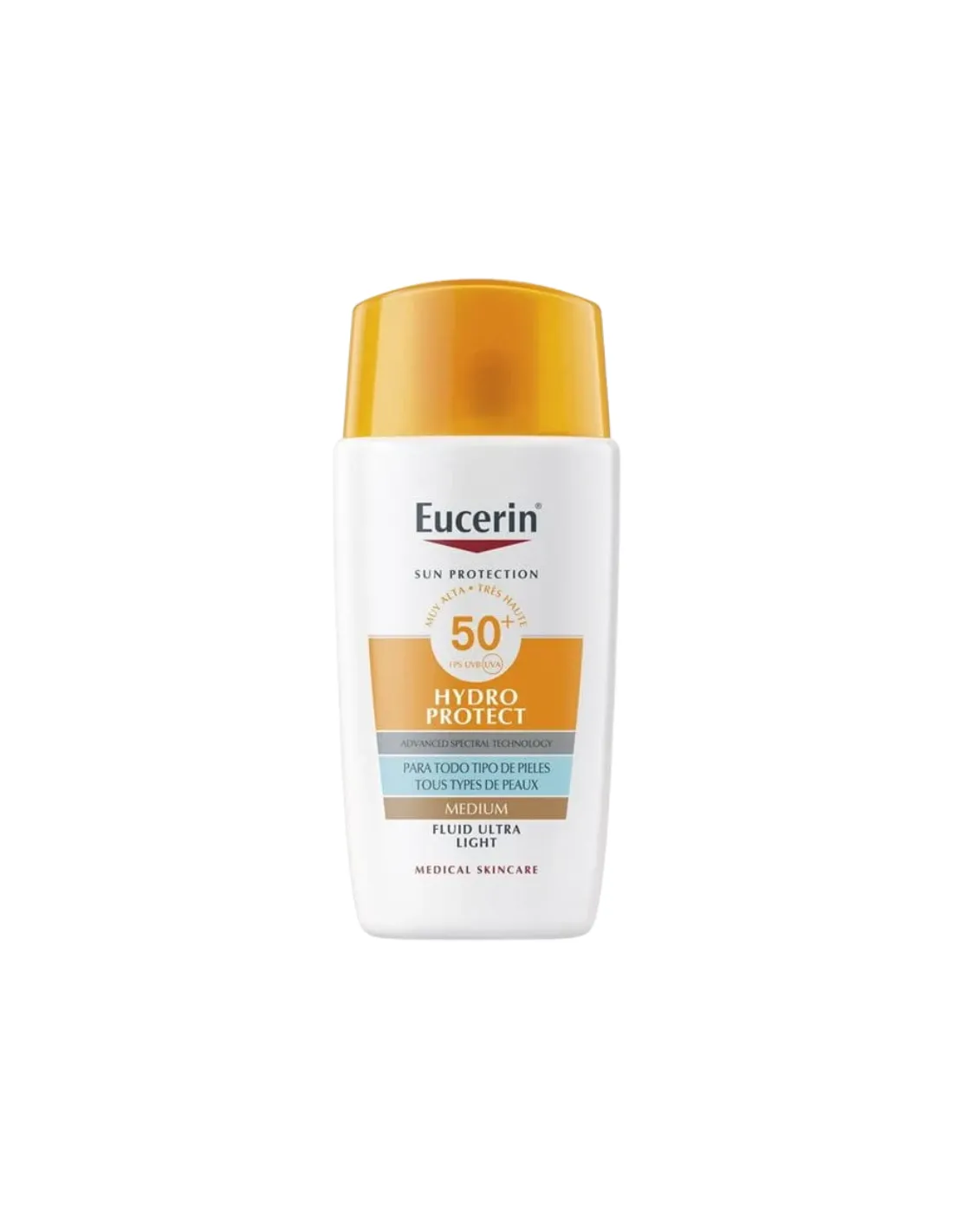 Eucerin Sun Face Hydro Protect Tinte Medium Ultra-Light Fluid SPF50+ 50 ml