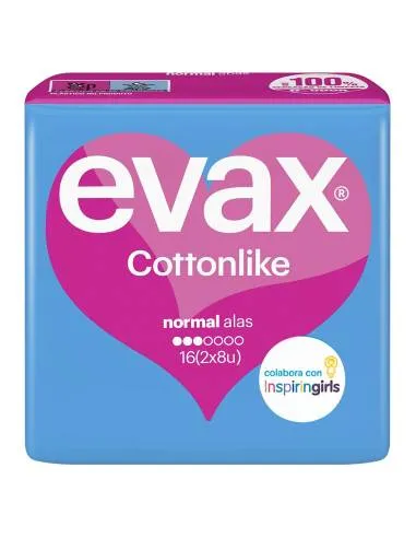 EVAX COMPRESAS NORMAL ALAS COTTONLIKE