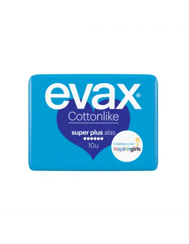 EVAX COTTONLIKE COMPRESAS SUPERPLUS ALAS 10 UNID