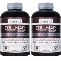 F24 Collmar Colágeno Marino Magnesio Hialurónico Choco Galleta 180 +180 Comprimidos Masticables Duplo Drasanvi