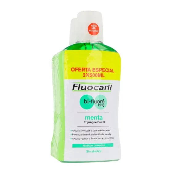 Fluocaril Bi-Fluoré Colutorio Pack 2 x 500 ml