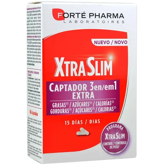 Forté Pharma XtraSlim Captador 3 en 1 Control de Peso
