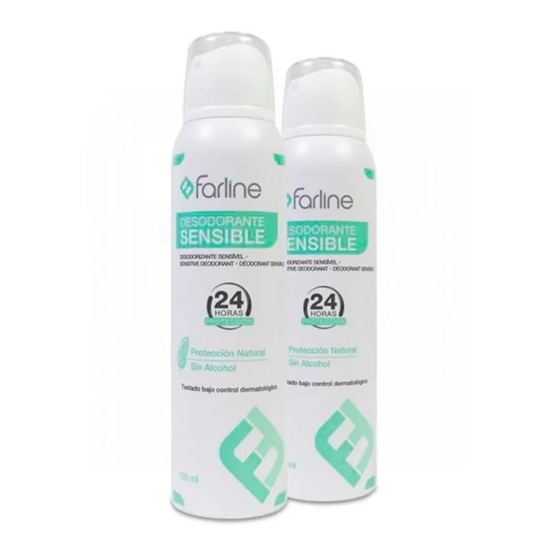 Farline Desodorante Spray Sensible Duplo 2 x 150ml