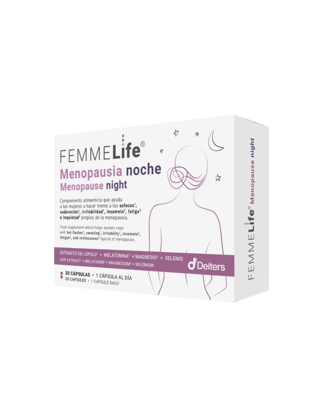 FEMMELife Menopausia Noche 30 Cápsulas